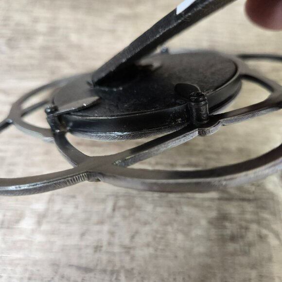 Berkeley Designs Jewel Open Work Antiqued Metal Frame Deep Purple Gemstones 2.5" - Picture 5 of 7